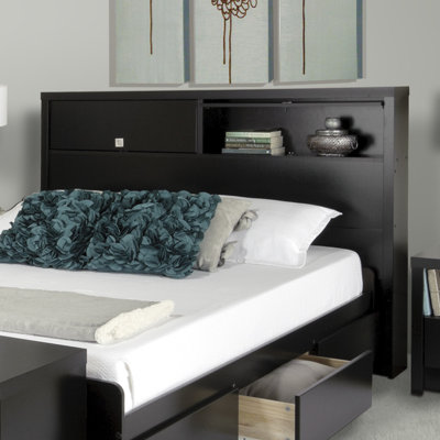 Click To Image : Designer Series 9 Bookcase Headboard by Prepac Now