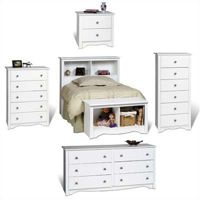 White Monterey Bedroom Collection by Prepac -image