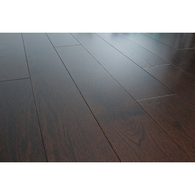 Jasper Stained Semi-Gloss 4-1/4" Solid Red Oak in Moka / Folk