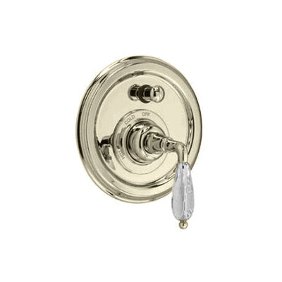 Jado Classic Pressure Balance Diverter Faucet Shower Faucet Trim with Crystal Lever Handle