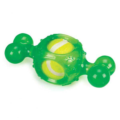 Grriggles Fundamentals Tennis Bone Dog Toy