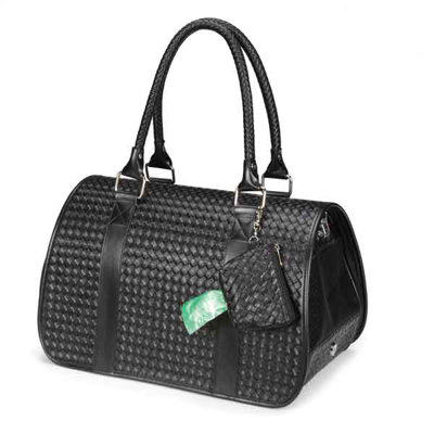 Zack and Zoey Basketweave Pet Carrier