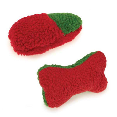 Zanies Santa's Super Stocking Dog Toy (10 Pack)