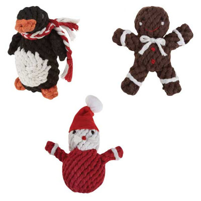 Zanies Snow Days Rope Dog Toy