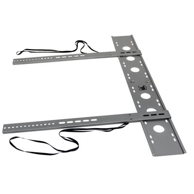 US Brown Bear Large Ultra Low Profile Silver LED TV Mount for 42" to 65" Displays