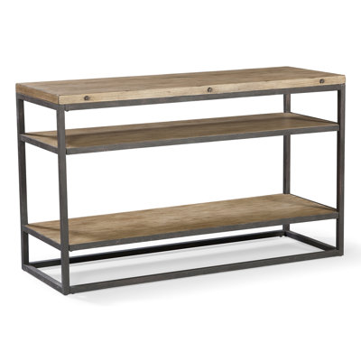 Rustic Metal Console Table Wayfair