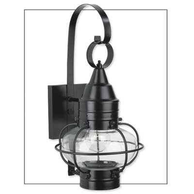 Classic Onion One Light Outdoor Small Wall Lantern