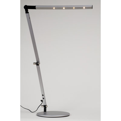 Koncept Technologies Inc Z-Bar Mini High Power LED Desk Lamp with Daylight in Metallic Black
