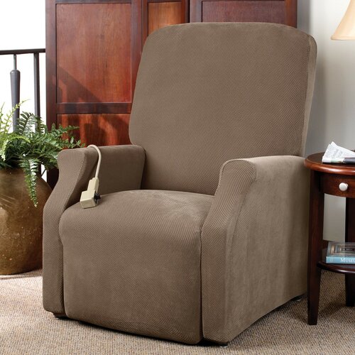 Sure Fit Stretch Pique Medium Recliner Slipcover And Reviews Wayfair 0121