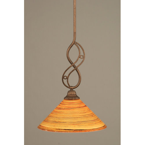 Toltec Lighting Jazz Mini Pendant With Hang Straight Swivel