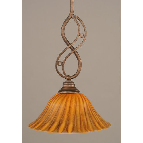 Toltec Lighting Jazz Mini Pendant With Hang Straight Swivel