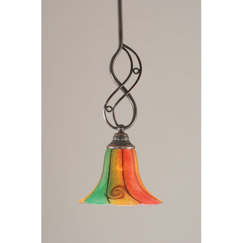 Toltec Lighting Jazz Mini Pendant With Hang Straight Swivel