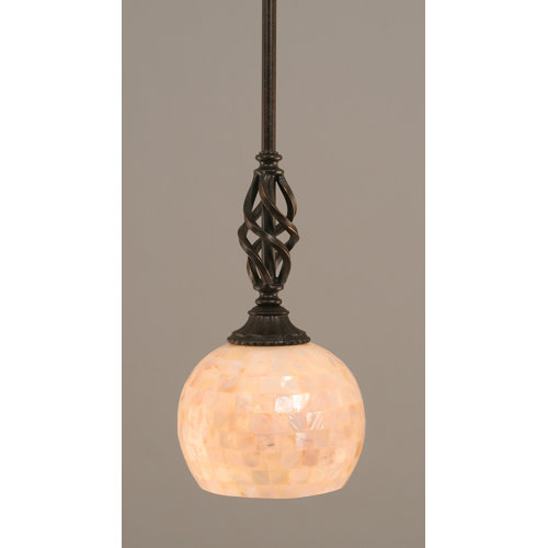 Toltec Lighting Eleganté Mini Pendant With Hang Straight Swivel