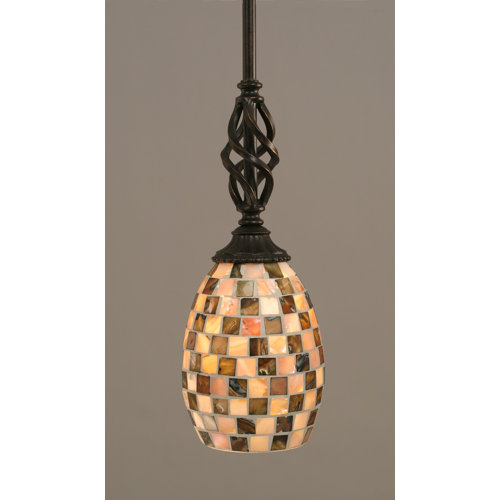 Toltec Lighting Eleganté Mini Pendant With Hang Straight Swivel