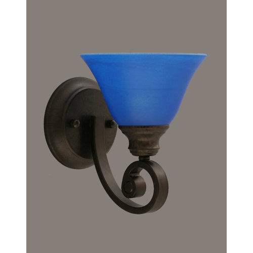 Toltec Lighting Curl 1 Light Wall Sconce
