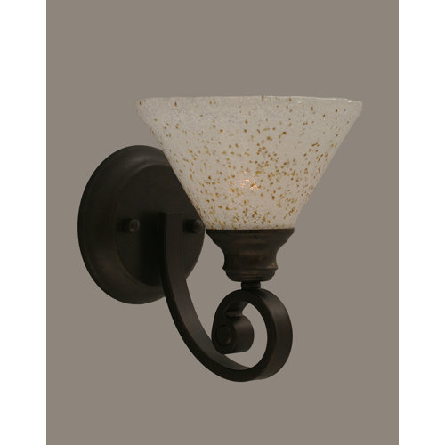 Toltec Lighting Curl 1 Light Wall Sconce