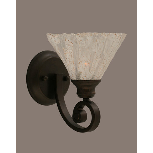 Toltec Lighting Curl 1 Light Wall Sconce