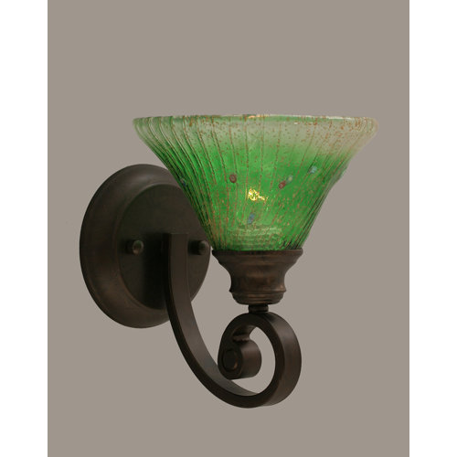 Toltec Lighting Curl 1 Light Wall Sconce