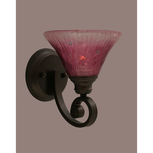 Toltec Lighting Curl 1 Light Wall Sconce