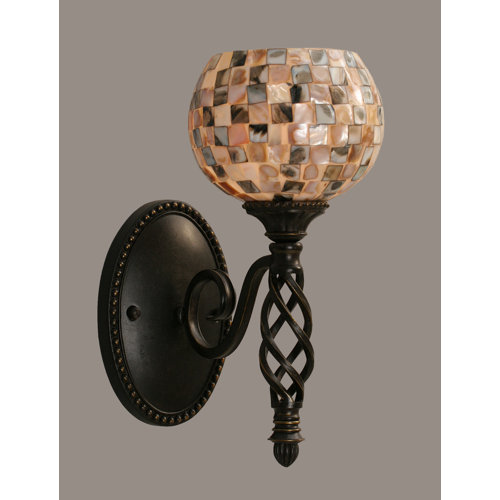 Toltec Lighting Elegante 1 Light Wall Sconce