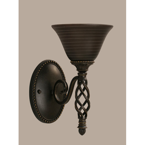 Toltec Lighting Elegante 1 Light Wall Sconce