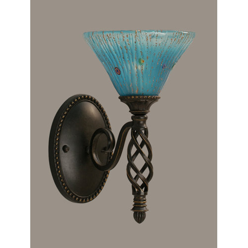 Toltec Lighting Elegante 1 Light Wall Sconce