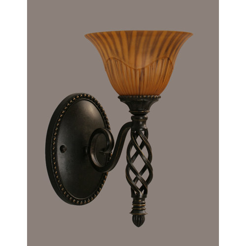 Toltec Lighting Elegante 1 Light Wall Sconce