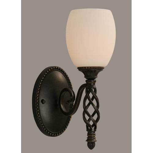 Toltec Lighting Elegante 1 Light Wall Sconce