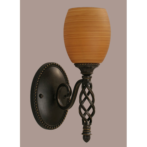 Toltec Lighting Elegante 1 Light Wall Sconce