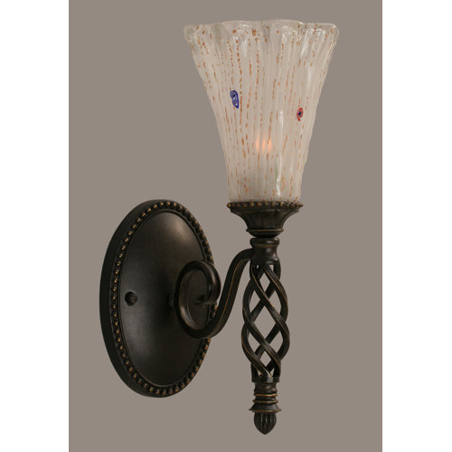 Toltec Lighting Elegante 1 Light Wall Sconce