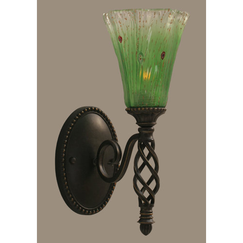 Toltec Lighting Elegante 1 Light Wall Sconce