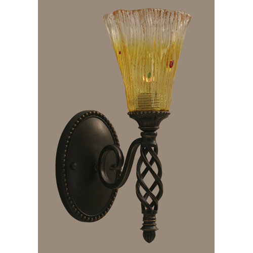 Toltec Lighting Elegante 1 Light Wall Sconce
