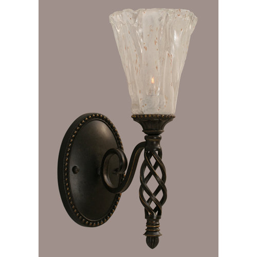 Toltec Lighting Elegante 1 Light Wall Sconce