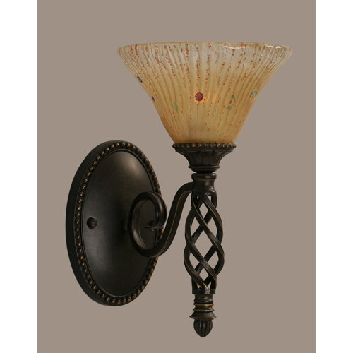 Toltec Lighting Elegante 1 Light Wall Sconce