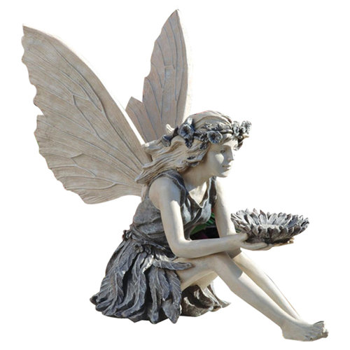 design toscano fiona the flower fairy garden statue