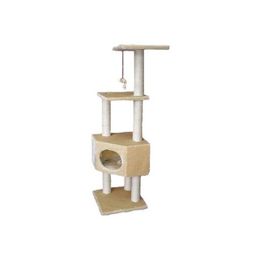 Kitty Mansions 51" Houston Cat Tree & Reviews Wayfair