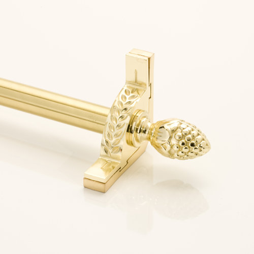 Zoroufy Inspiration 28.5" Stair Rod Set with Pineapple Finials