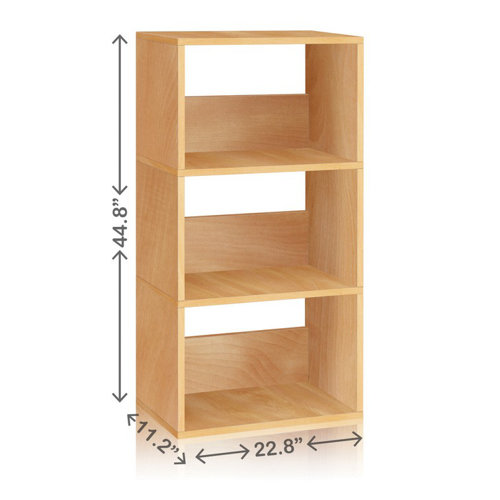 Way Basics Eco-Friendly Triplet Shelves