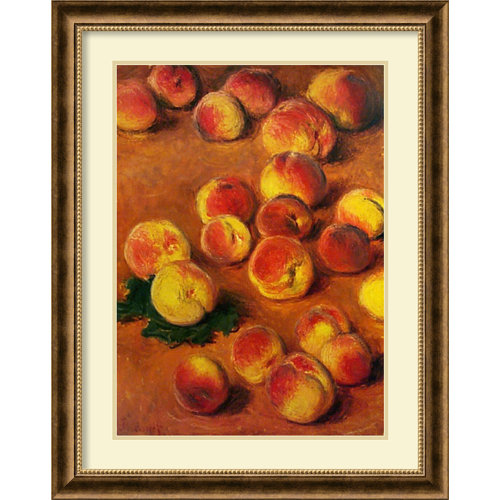 'Peaches' by Claude Framed Painting Print Wayfair