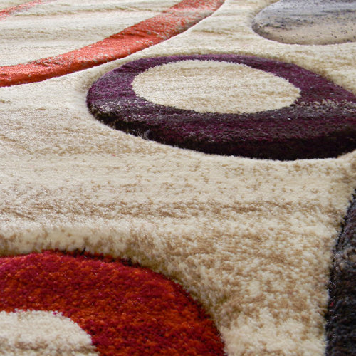 Sculpture Champaign Geometric Area Rug Wayfair