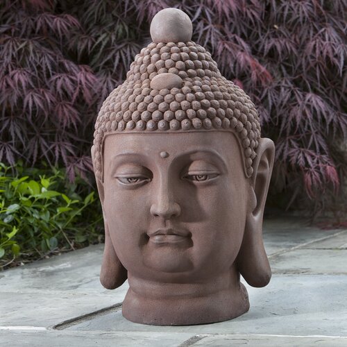 Alfresco Home Buddha Bust Statue amp; Reviews | Wayfair