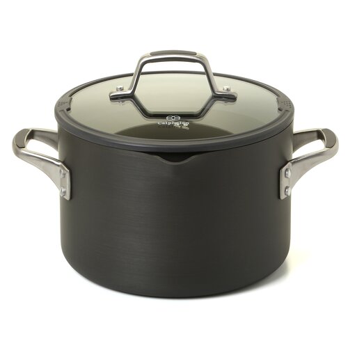 Calphalon Easy System Nonstick 6 Qt. Stock Pot with Lid & Reviews Wayfair