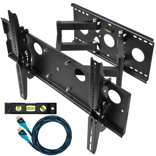 Cheetah Mounts Dual Extending Arm/Tilt Universal Wall Mount for 32" - 65" Screens