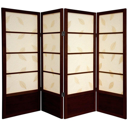 Oriental Furniture 48" Shoji Botanic Room Divider & Reviews Wayfair