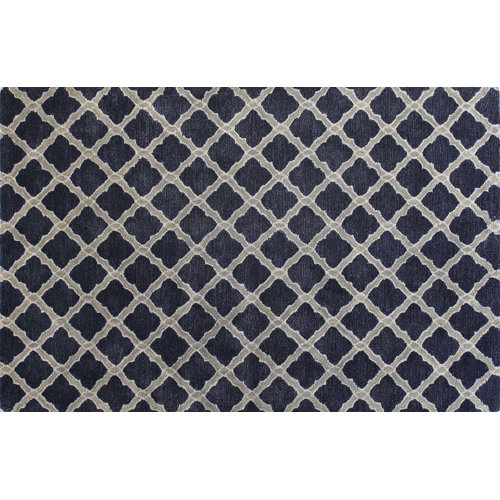 Bashian Rugs Norwalk Blue/White Geometric Area Rug