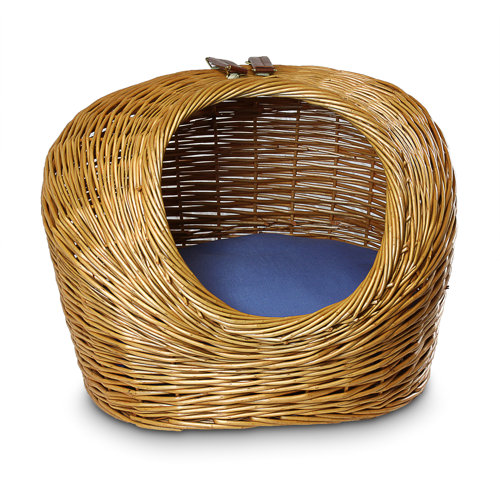 The Refined Feline The Igloo Deluxe Wicker End Table Cat Bed & Reviews