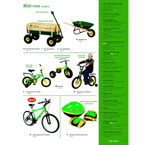 John Deere 12" HeavyDuty Bike with Training Wheels & Reviews Wayfair