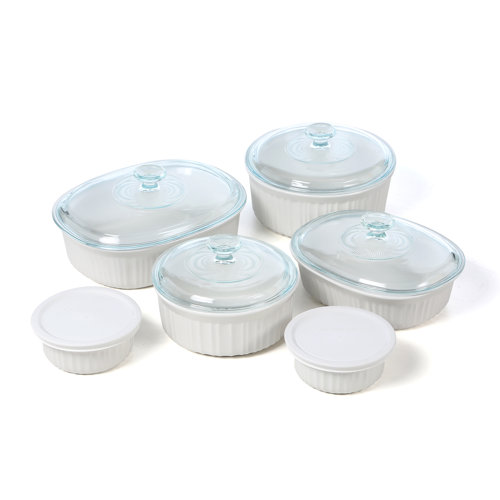Corningware French White 12 Piece Bake and Serve Set & Reviews Wayfair
