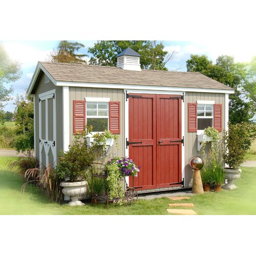 Little Cottage Company 12ft. W x 12ft. D Wood Garden Shed