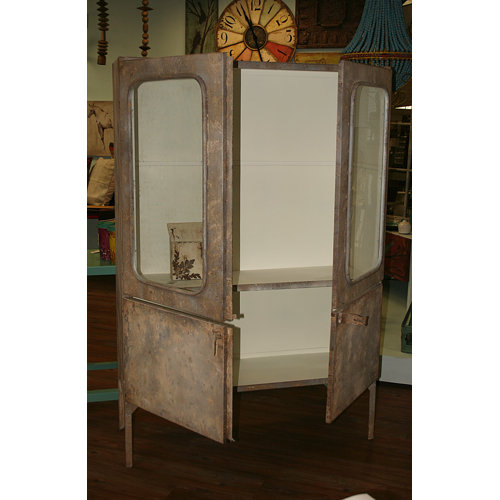 Cottage Reproduction of Vintage Metal Pharmacy 2 Door Wayfair